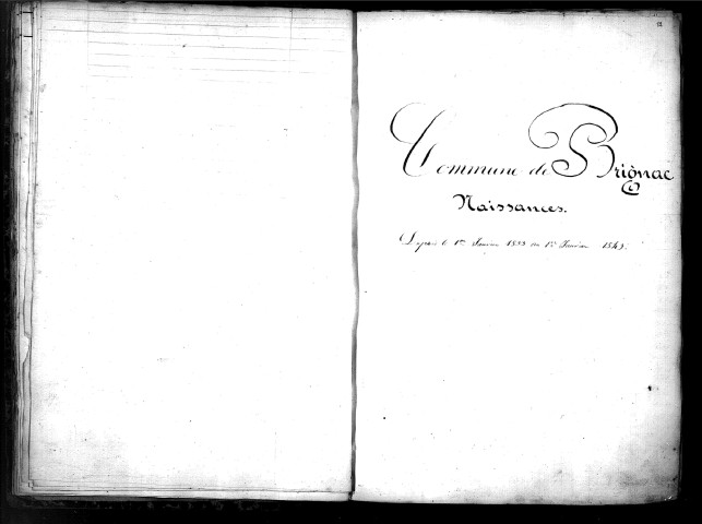 Tables décennales des décès (1833-1842)
