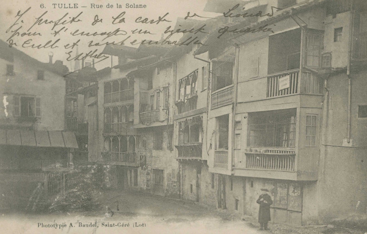 Tulle : "6. Tulle - Rue de la Solane".