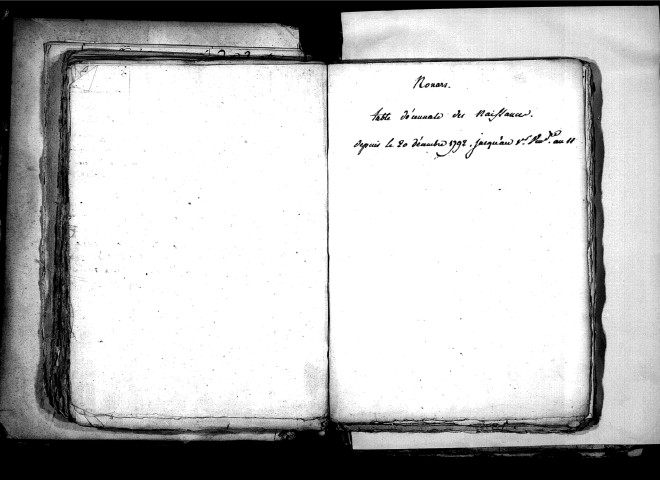 Tables décennales des décès (1792-1802)