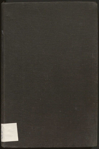 Délibérations du conseil municipal. 25 août 1963-17 mars 1973
