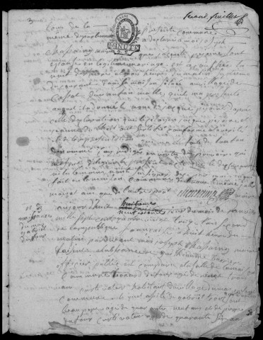 Naissances, mariages, décès (1793-1802)