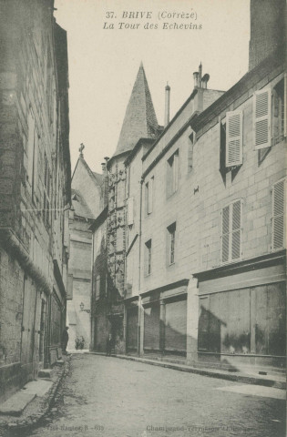 Brive-la-Gaillarde : "37. Brive (Corrèze) - La tour des Echevins".