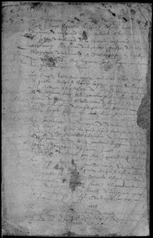Baptêmes, mariages, sépultures (1624-1791)