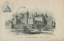 Arnac-Pompadour : "Corrèze - 27 - Pompadour - ancien château".