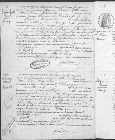 Naissances (1883-1902)