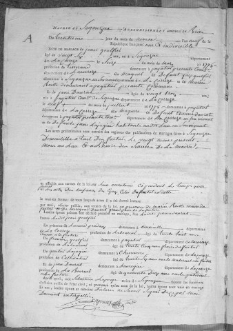 Mariages (1801-1842)