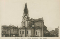 Brive-la-Gaillarde : "4. - Corrèze - Brive - L'église Saint-Martin (XIIe siècle)".