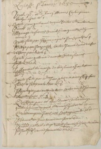 Répertoire chronologique : 1680-1684