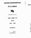 Naissances, mariages, décès (1883-1892)