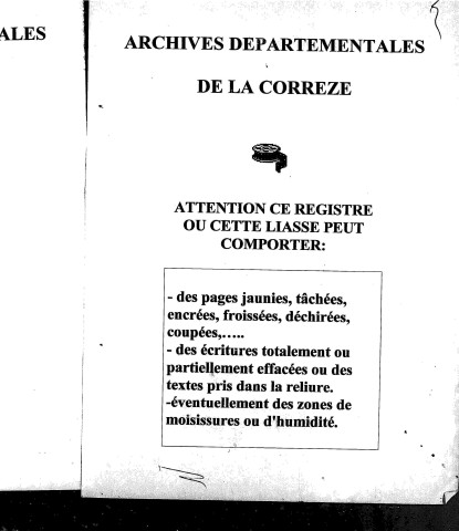 Mariages (1843-1882)