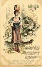 "11. - Retour de la fontaine. Paysanne limousine au XIIIe siècle".