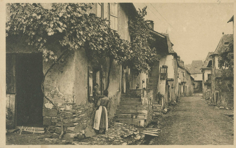 Voutezac : "La douce France - 13 - Le Limousin - Le Saillant (Corrèze) - Pittoresque village".