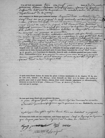 Mariages (1843-1882)