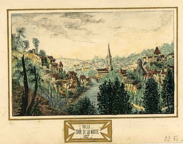 "Tulle. Tour de la Motte".