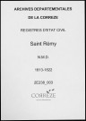 Naissances, mariages, décès (1813-1822)