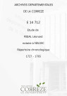 Répertoire chronologique : 1727-1765