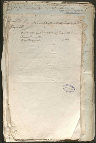 Relevé de l'état général des fonds.1791-1804