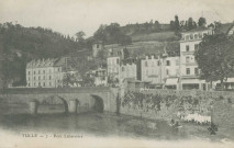 Tulle : "Tulle - 7 - Pont Labarrière". Le collège Clemenceau n'est pas encore construit.
