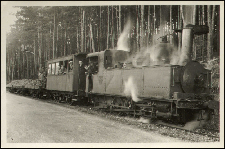 Neuvic : un train de travaux.
