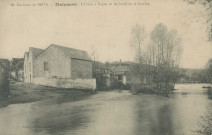 Malemort : "49. Environs de Brive - Malemort - L'usine à papier et les bords de la Corrèze".