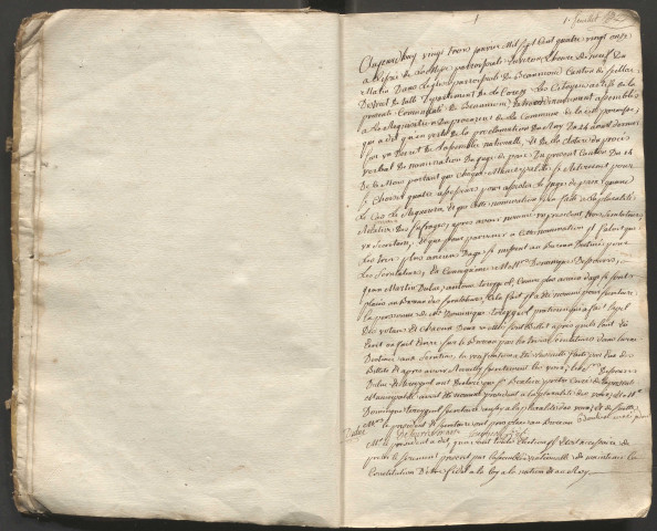 Délibérations du conseil municipal. 23 janvier 1791-06 août 1837