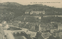Tulle : "219. - Tulle. - Le quartier de la Barrière et le quai de Rigny
