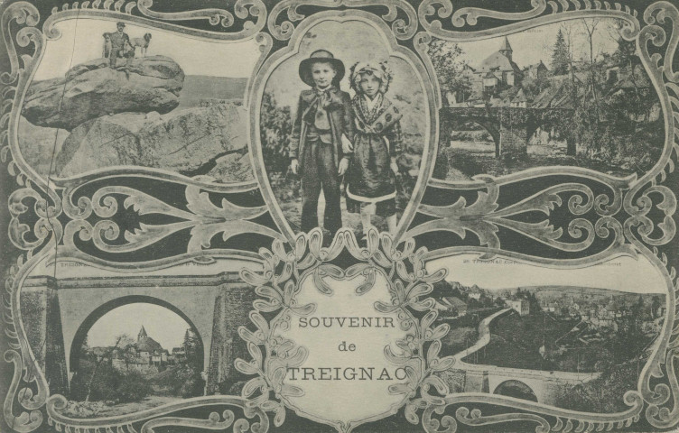 Treignac : "Souvenir de Treignac".