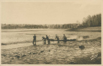 Clergoux : "La Corrèze touristique - 151 Clergoux - Etang Prévost - Pêche de l'étang - Les dragueurs".