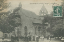 Tarnac : "Eglise de Tarnac (Corrèze). - Sortie de la grand'messe".