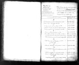 Tables décennales des mariages (1823-1832)