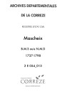 Baptêmes, mariages, sépultures puis naissances, mariages, décès (1737-1798)