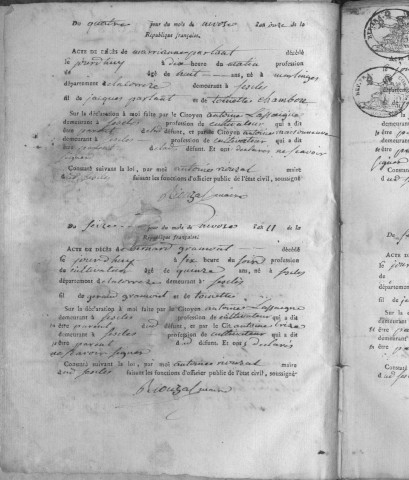 Décès (1803-1848)