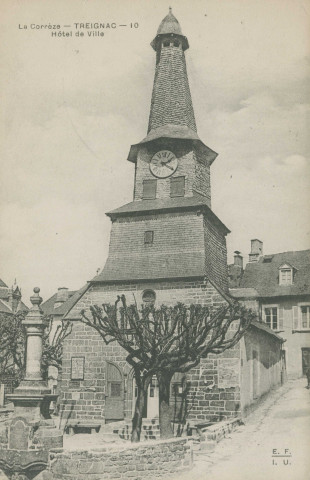 Treignac : "La Corrèze - Treignac - 10 - Hôtel de ville".