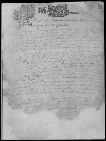 Baptêmes, mariages, sépultures (1695-1792)