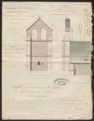 Église. Presbytère.