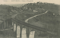 Saint-Solve : "Corrèze. - 1. St-Solve, le viaduc et vue générale".