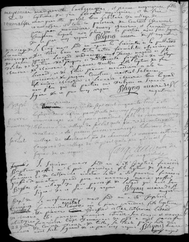 Baptêmes, mariages, sépultures (1753-1762)