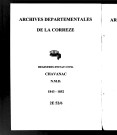 Naissances, mariages, décès (1843-1852)