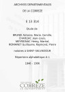 Répertoire alphabétique : A-L