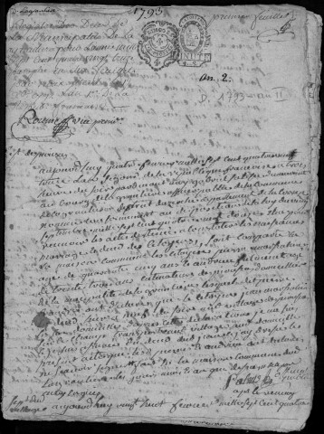 Décès et tables (1793-1802)