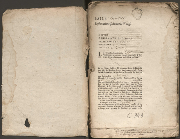 20 juin 1767-29 avril 1771