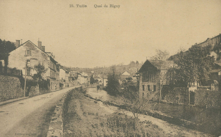 Tulle : "23. Tulle Quai de Rigny".