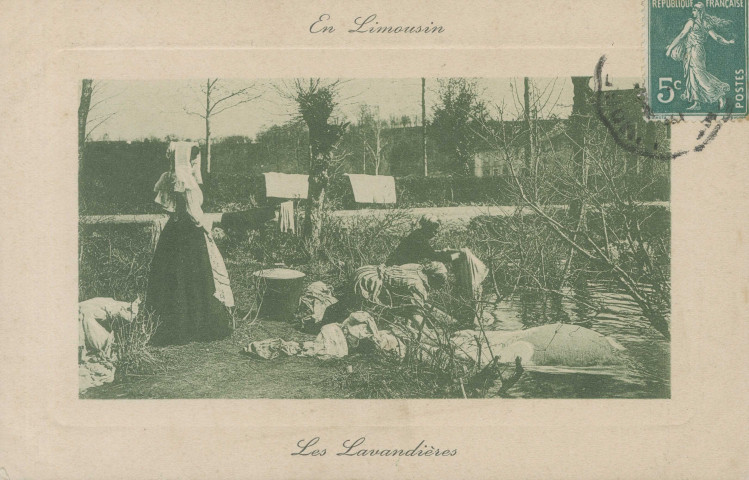 Folklore : "3349 En Limousin - Les lavandières".