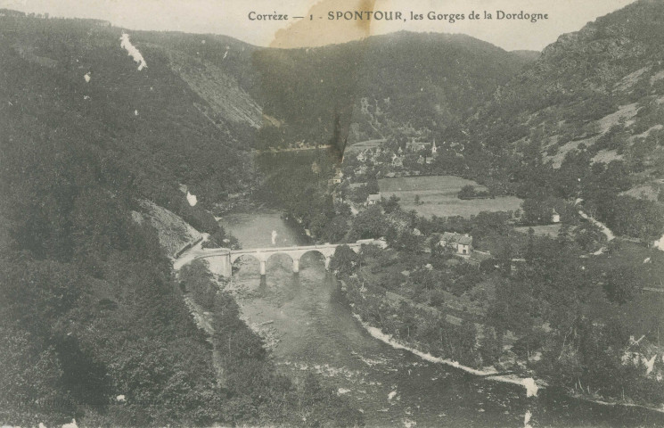 Soursac : "Corrèze 1- Spontour, les gorges de la dordogne".