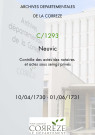 10 avril 1730-1er juin 1731
