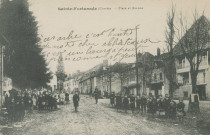 Sainte-Fortunade : "Sainte-Fortunade (Corrèze - Place et avenue".