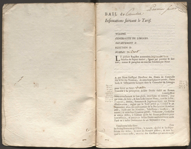 21 avril 1747-30 juin 1750