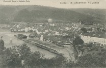 Argentat : "Corrèze - 18 - Argentat, Vue générale".