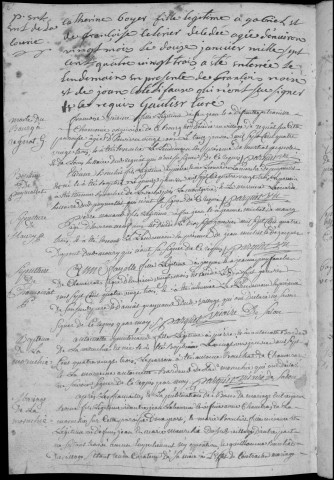Baptêmes, mariages, sépultures (1783-1792)
