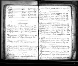 Tables décennales des mariages (1813-1822)